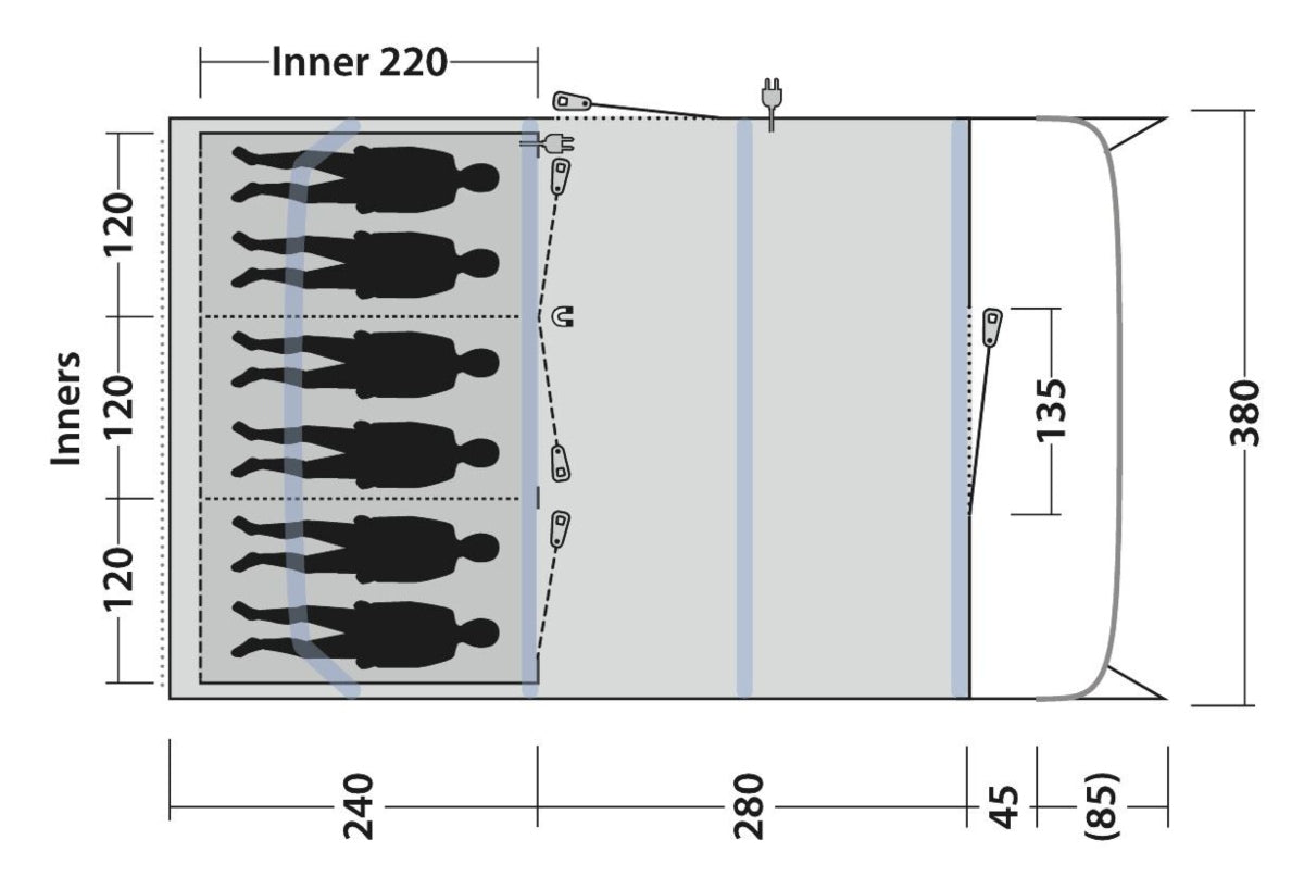 Colorado 6 Inflatable Tent