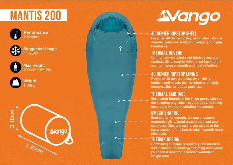 Mantis 200 Sleeping Bag