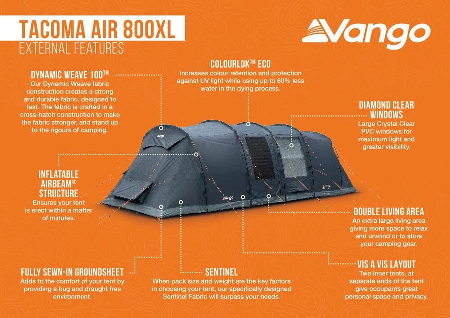 Tacoma 800XL Inflatable Tent