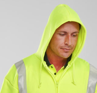 Unisex Hi-Vis Fully Zipped Hoodie
